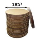 Kit com 100 Discos MDF liso 18Dº 3mm COD:KCIRC004