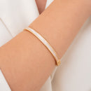BRACELETE DOURADO MADREPÉROLA FINO