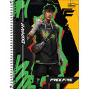 Caderno - 10 Matérias - Free Fire - 160 Fls - Tilibra