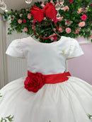 Vestido Banana Club Fernanda Branco Floral