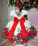 Vestido Banana Club Fernanda Branco Floral