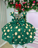 Vestido Banana Club Helen Verde Bolinhas