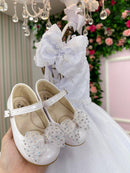 Vestido Bella Child Veronica Branco