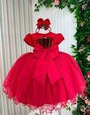 Vestido Menina Bonita Holly Vermelho