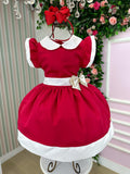 Vestido Blogueirinha Camile Vermelho - Natal