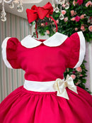 Vestido Blogueirinha Camile Vermelho - Natal