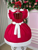 Vestido Blogueirinha Camile Vermelho - Natal