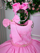 Vestido Bella Child Nicole Rosa