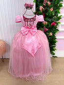 Vestido Enjoy Longo Gabriela Rosa Bebe
