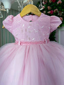Vestido Menina Bonita Carolina Rosa Bebe