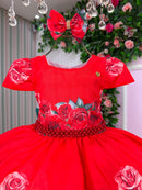 Vestido Mimadine Melina Vermelho Natal