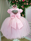 Vestido Menina Bonita Luna Rosa Bebe Modelo 2