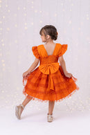 Vestido Ysa Kids Belinda Terracota