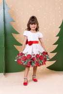 Vestido Banana Club Fernanda Branco Floral