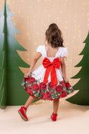 Vestido Banana Club Fernanda Branco Floral
