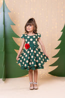 Vestido Banana Club Helen Verde Bolinhas