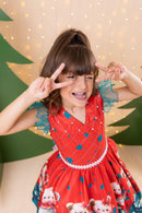 Vestido Marie Betina Ursinhos Vermelho - Natal
