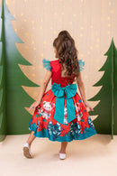 Vestido Marie Betina Ursinhos Vermelho - Natal
