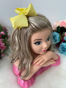 Laço Belli Strass Maria Alice Amarelo