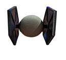 Suporte mesa google home mini tie fighter automação