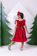 Vestido Blogueirinha Natali Vermelho - Natal