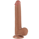 Pênis Realista Marrom com Camada Dupla macio e firme 9" - LOVETOY SLIDING-SKIN DUAL LAYER DONG