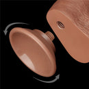 Pênis Realista Marrom com Camada Dupla macio e firme 9" - LOVETOY SLIDING-SKIN DUAL LAYER DONG