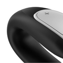Satisfyer Double Fun Vibrador para Casal controlado por App via Bluetooth e Controle Remoto - Preto