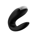 Satisfyer Double Fun Vibrador para Casal controlado por App via Bluetooth e Controle Remoto - Preto