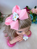 Laço Belli Tematico Hello Kitty + Pulseiras