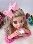 Laço Belli Tematico Hello Kitty + Pulseiras