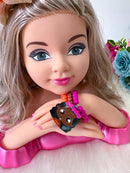 Laço Belli Tematico Moana + Pulseiras