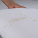 Capa Protetora Impermeável Para Travesseiro 1 Peça 70cm x 50cm 100% Algodão Percal 180 Fios Com Zíper Branco