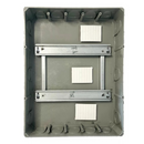 Centrinho 24 DISJ de PVC  Embutir SLIM Sem Barramento Branco - BRUM
