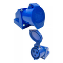 Tomada Sobrepor 2Polo + Terra 32A 220V 6H AZ123 - JNG