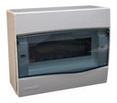 Centrinho 9 DISJ de PVC  Sobrepor SLIM Sem Barramento Tampa Transp.- BRUM