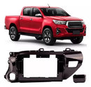 10- MOLDURA TOYOTA HILUX 2014 - 2016 BLACK PIANO 6011