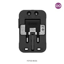 Adaptador Universal Tomada Para Viagem Padrão Internacional com Entrada Tipo-C e USB