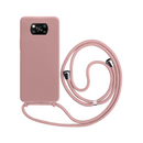 Capa com Alça Ajustável para Xiaomi Poco - Rosa