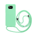 Capa com Alça Ajustável para Xiaomi Poco- Verde Menta