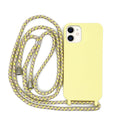 Capa com Alça para iPhone - Amarelo