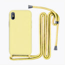Capa com Alça para iPhone - Amarelo