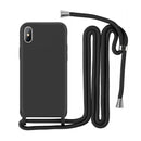 Capa com Alça para iPhone - Preto