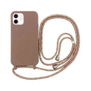 Capa com Alça para iPhone - Marrom