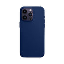 Capa Couro MagSafe para iPhone - Azul Meia-Noite