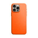 Capa Couro MagSafe para iPhone - Laranja