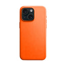 Capa Couro MagSafe para iPhone - Laranja