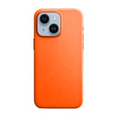 Capa Couro MagSafe para iPhone - Laranja