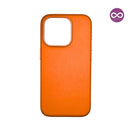 Capa Couro MagSafe para iPhone - Laranja