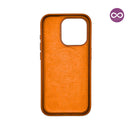 Capa Couro MagSafe para iPhone - Laranja